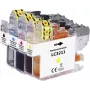 Renkforce tintes komplekts aizstāj Brother LC-3211 (LC3211VALDR) saderīgs melns, ciāna, fuksīna, dzeltens RF-I-B-LC3211BKCMY RF-5718882 (RF-5718882)
