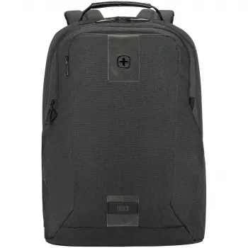 WENGER MX ECO Professional 40,64cm 16Zoll portatīvā datora mugursoma ar 25,4cm 10Zoll planšetdatora kabatu, ogļu pelēkā krāsā