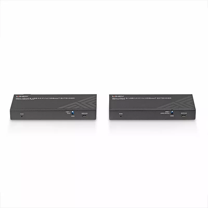 Lindy 150m Cat.6 HDMI 4K60, USB 2.0 & IR HDBaseT KVM paplašinātājs