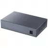 Tīkla slēdzis Cudy GS1005P — 5 portu Gigabit Ethernet ar 4 PoE portiem, 60W kopējā jauda, metāla korpuss, montējams statīvā