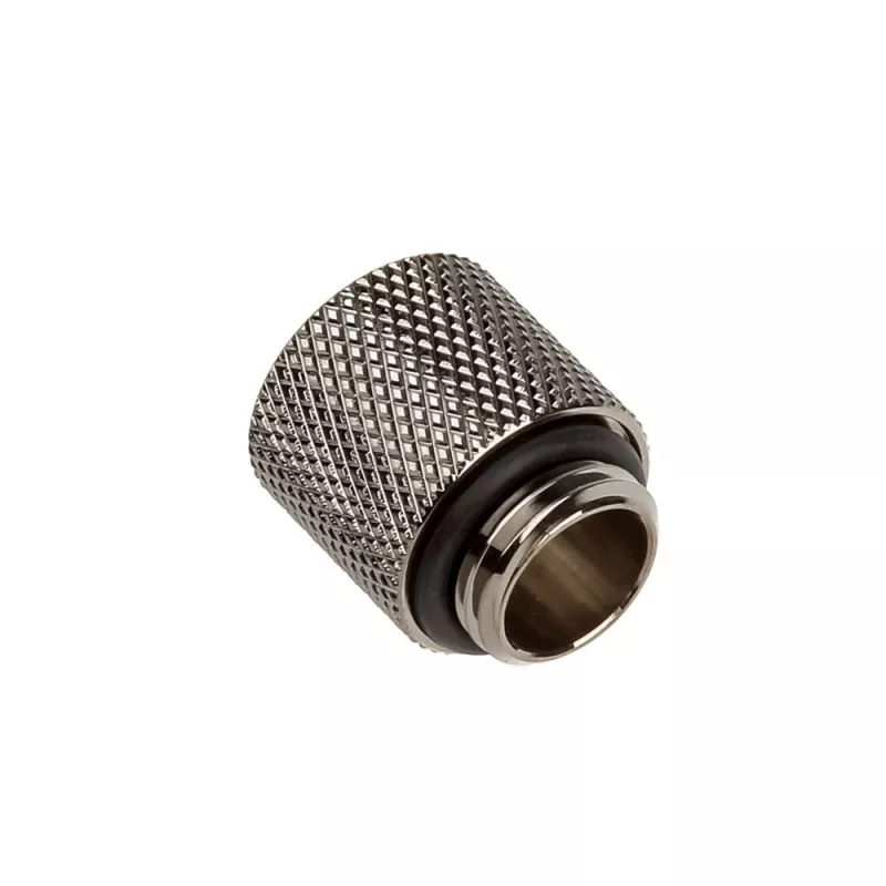 Bitspower Adapter G1/4 collas AG uz G1/4 collas IG - 15 mm, melns spīdīgs