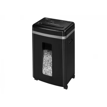 Papīra smalcinātājs Fellowes Powershred 450M Micro-cut, 9 lapu ietilpība, 2 x 12 mm, 22 L tvertne, melns