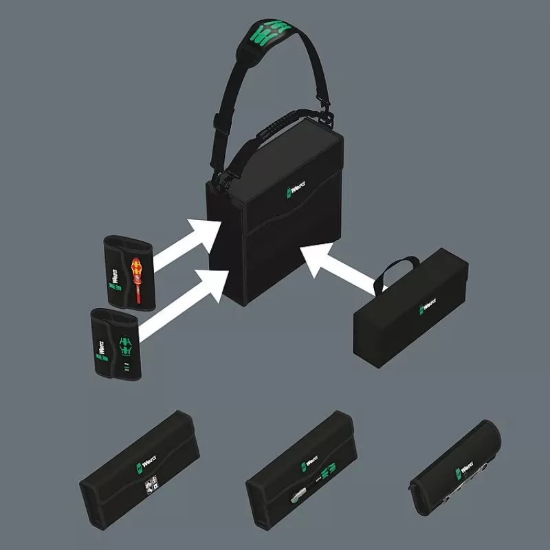 Wera 2go 05004350001 aprīkojuma futlāris