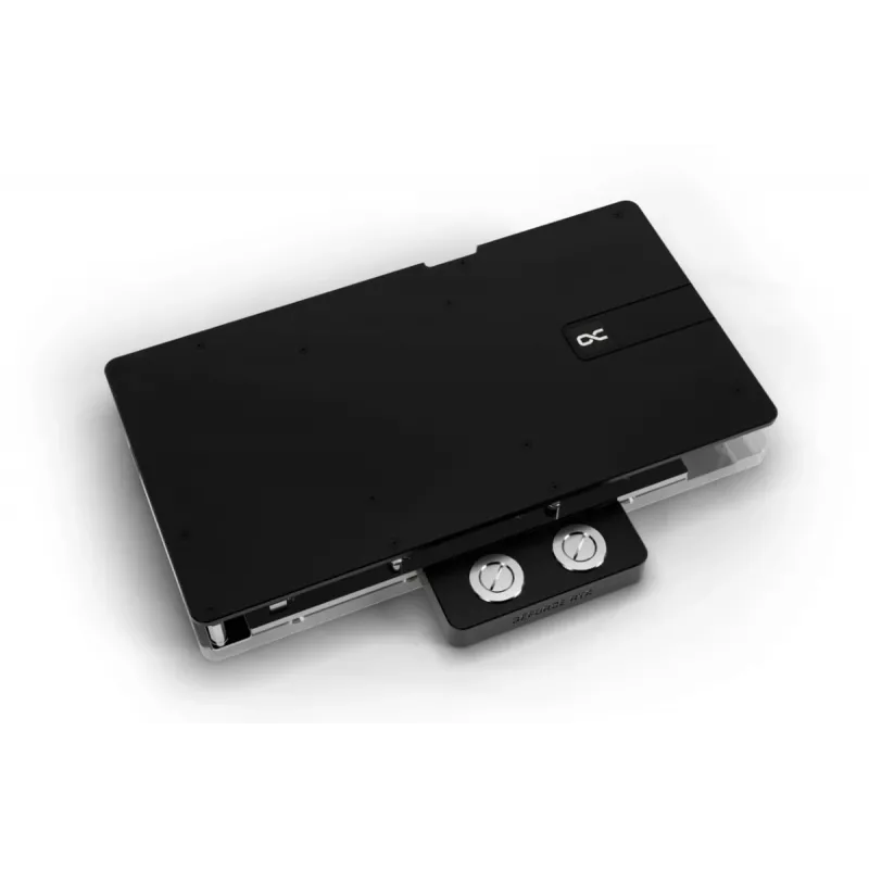 Aizmugures plāksne Alphacool 10269 akrils alumīnijs hroms varš neilons melna 155.5x235.9x34mm