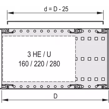Schroff 24560055 Serveris