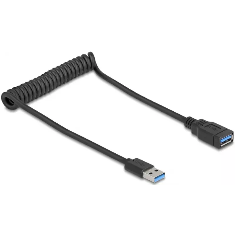 USB kabelis DeLOCK 90367 0.6 m USB A Melns
