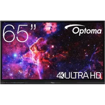 Optoma 3653RK digitālā izkārtne skārienjutīgais displejs 165 cm (65) 4K UHD 3840 x 2160, 450 cd/m², HDMI, DisplayPort, VGA, USB, LAN, Android 14 (H1F0H06BW101)