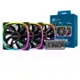 MONTECH AX120 120mm ARGB 3 gab. korpusa ventilatori - melns