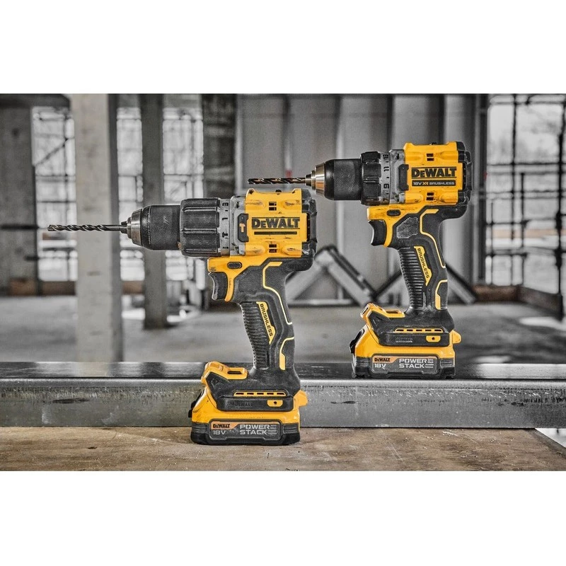 Pistoles roktura urbjmašīna DeWalt DCD805NT-XJ — 18 V bezsuku motors, 2000 apgr./min, 90 N·m, 13 mm patrona, 1,34 kg