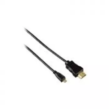 Hama HDMI 0.5m HDMI kabelis HDMI Type A (Standard) HDMI Type D (Micro) Melns