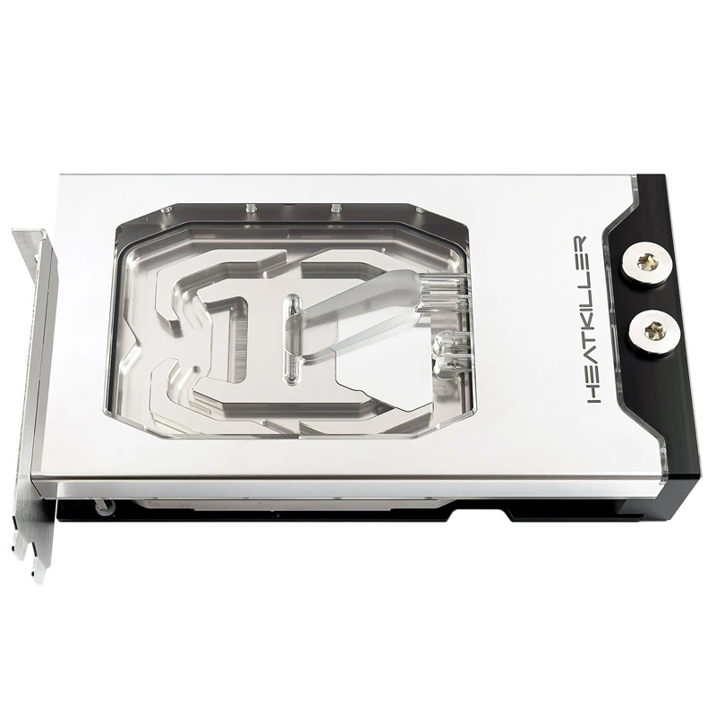 Watercool Heatkiller V Pro RTX 4090 FE ARGB GPU ūdensbloks — Akrila augšdaļa, niķelēta pamatne