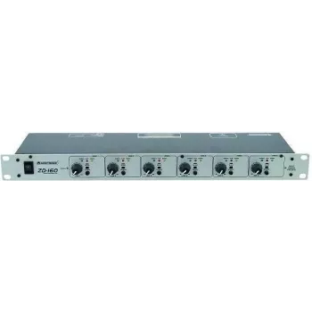 Rackmontējamais zonu sadalītājs Omnitronic ZD-160 — 16 kanālu, 1U
