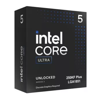 Intel Core Ultra 5 250KF Plus 18 kodolu LGA1851 centrālais procesors, kastē (BX80768250KF)
