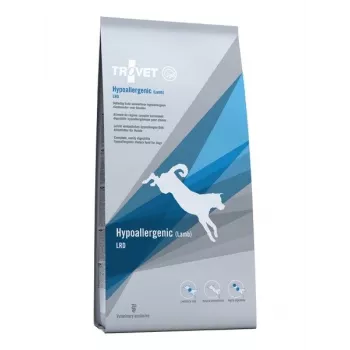 Sausā suņu barība TROVET Hypoallergenic LRD Lamb 3 kg — pieauguši suņi, 20% olbaltumvielu, 16% tauku, bez lipekļa un sojas