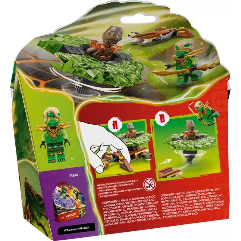 LEGO NINJAGO 71850 Loids pret Elementāro Briesmoņu Vērpēju
