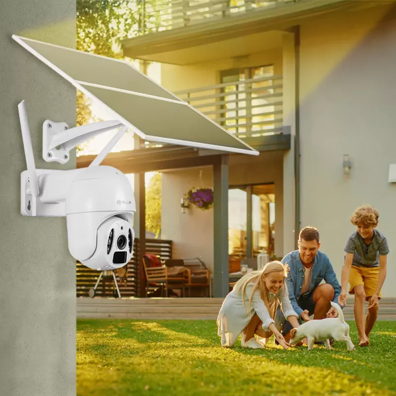 Novērošanas kamera Tellur Smart WiFi Solar Camera P&T 3MP 2K UltraHD