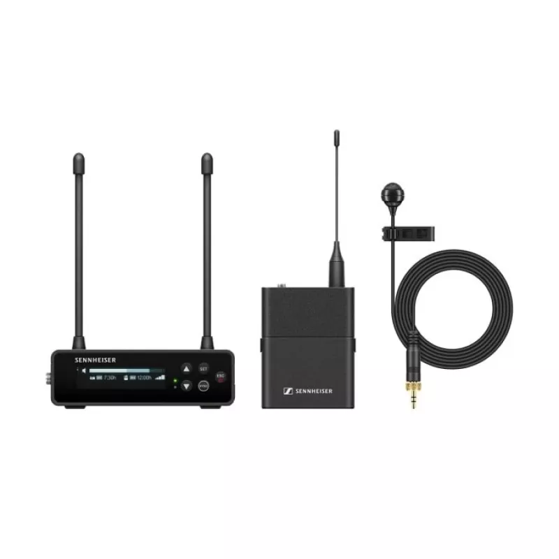 Sennheiser EW-DP ME 4 SET (R4-9) - kameras komplekts ar miniatūru raidītāju ar ME 4 mikrofonu (virziena), 552-608 MHz