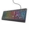Trust GXT 792 QUADROX tastatūra Pele iekļauta Spēļu USB QWERTY ASV angļu Melna