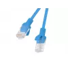 Patch cord LANBERG PCU6-20CC-0300-B RJ45 Cat.6 3 m zils U/UTP CCA 250 MHz