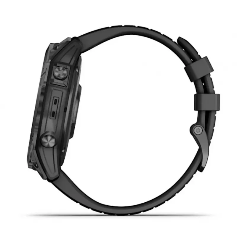 Viedpulkstenis GARMIN epix Pro (Gen 2) — 1,4 collu AMOLED 454×454, 32 GB, GPS, Wi‑Fi, Bluetooth, 51 mm korpuss, 98 g, melns silikons