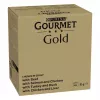 Mitrās kaķu barības multipaka Purina Nestlé GOURMET Gold gabaliņi mērcē — 96 x 85 g, 8,16 kg, 4 garšu sajaukums
