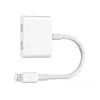 Belkin | Lightning Audio + Charge RockStar kabelis, 11,5 cm, balts | F8J198btWHT