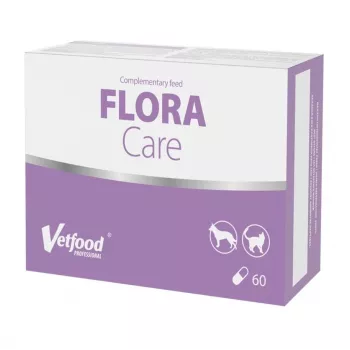 Vetfood VetFood FloraCare pretcaurejas kapsulas suņiem un kaķiem, 60 kapsulas, bez cukura, bez konservantiem