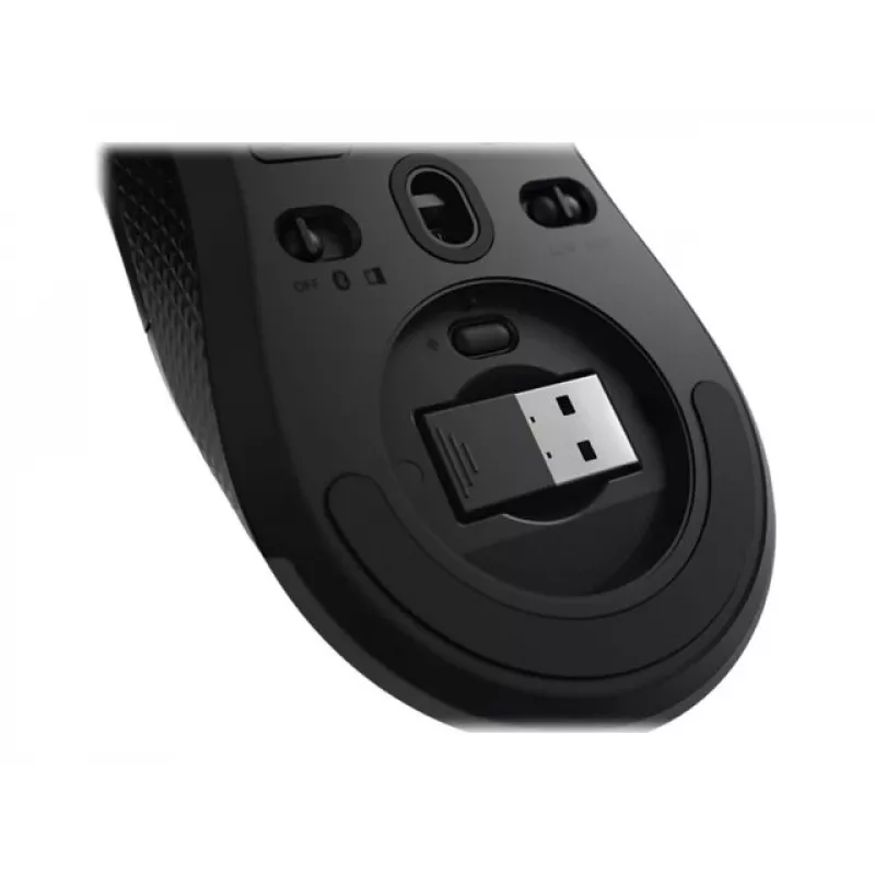 Lenovo Legion M600 bezvadu spēļu pele, piemērota abām rokām, RF Wireless + Bluetooth + USB Type-A, optiska, 16000 DPI