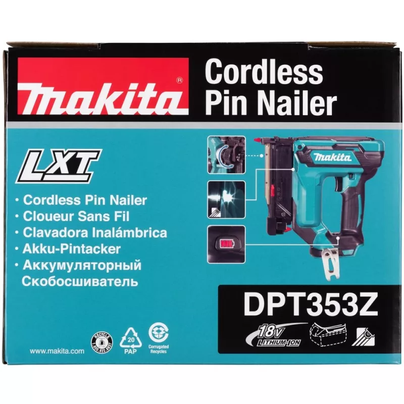 Makita DPT353Z bezvadu naglotājs/skavotājs