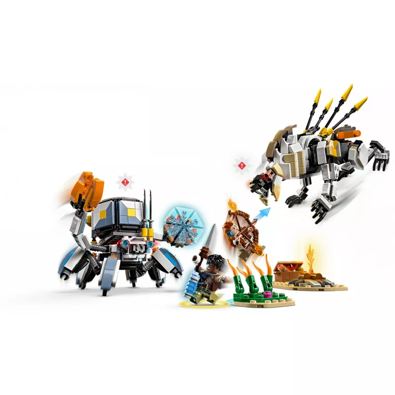LEGO komplekts Horizon Adventures 77037 – Aloy un Varl pret bruņnesi un zāģzobi, 768 detaļas, 2 minifigūras