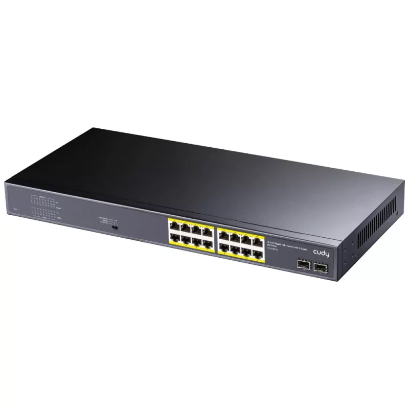 Cudy GS1020PS2 tīkla komutators Gigabit Ethernet 16 porti PoE