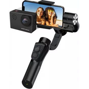 GoXtreme GX3 55243 3-asu kardāna stabilizators, viegls rokas ierīce kamerām un darbības kamerām