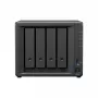 NAS desktop SYNOLOGY DP340 ar R1600 CPU, 16 GB RAM, 32 TB HDD, 4 nodalījumu, RAID atbalsts, melns