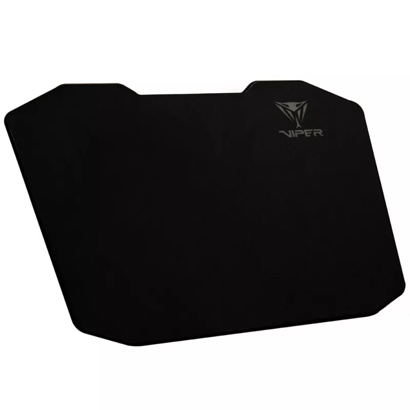 Peļu paliktnis PATRIOT Viper Gaming melns — polimērs/gumija, LED fona apgaismojums, USB barošana, neslīdoša pamatne, 353,5×242,7 mm, 5,5 mm biezums