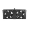 Dzesēšanas ventilators Extralink 2 FANS ROOF COOLING UNIT 220V AC melns metāla
