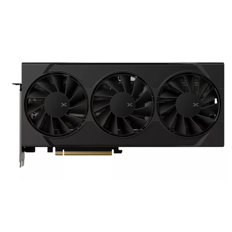 Grafikas karte XFX Radeon RX 9060 XT 16GB GDDR6, 128-bit, PCIe 5.0, 3 ventilatori, 3 displeji, 290×124×49 mm