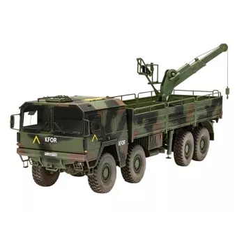 Plastmasas modelēšanas komplekts REVELL Man 10T Milgl 8x8 Truck 1/35 mērogā