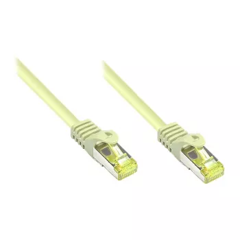 RJ45 komutācijas kabelis ar Cat.7 izejmateriālu un aizbīdņa aizsardzību (RNS®), S/FTP, PiMF, bez halogēna, 600MHz, OFC, pelēks, 25m, Good Connections® (8070R-250)