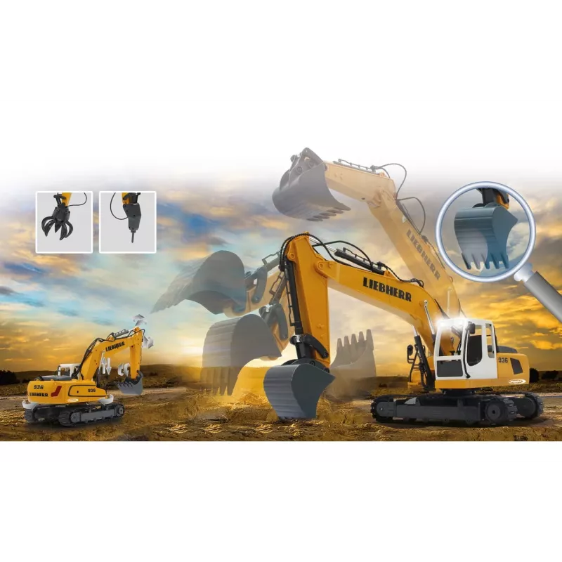 JAMARA Liebherr R936, ekskavators, 1:20, 8 gadi, 1,22 kg