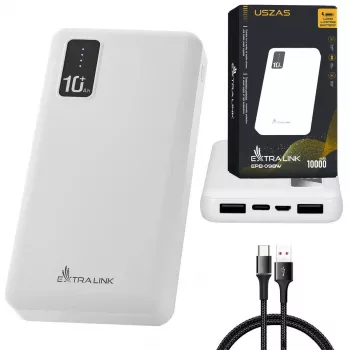 Pārnēsājams ārējais akumulators Extralink EPB-098W 10000mAh