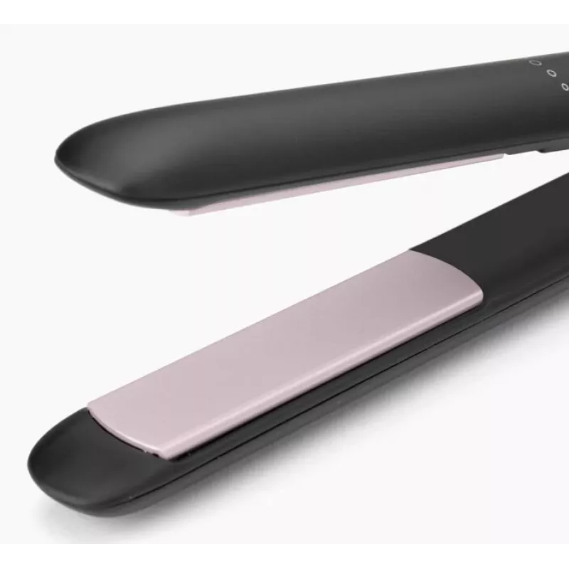 Iztaisnošanas gludeklis BaByliss CERAMIC 230 — Keramikas plāksnes, 2 karstuma līmeņi, 1,8 m vads, Melns