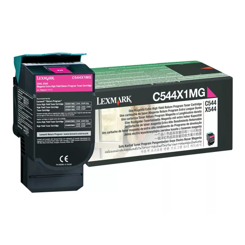 Toneris Lexmark C544X1MG 6000 lapas fuksīna krāsa