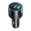 Choetech TC0011 auto lādētājs 130W 2x USB C 1x USB A (melns)