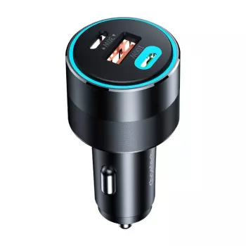 Choetech TC0011 auto lādētājs 130W 2x USB C 1x USB A (melns)