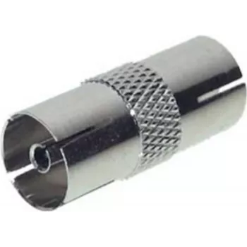 Koaksiālais adapteris ShiverPeaks 82030-M Full Metal CE, vīrieša-uz-sievietes koaksiālais savienotājs