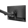 Monitora stiprinājums MACLEAN MC-906 17 collu–27 collu displejiem, VESA 75x75–100x100, regulējams augstums, slīpums un rotācija, atbalsta līdz 7 kg