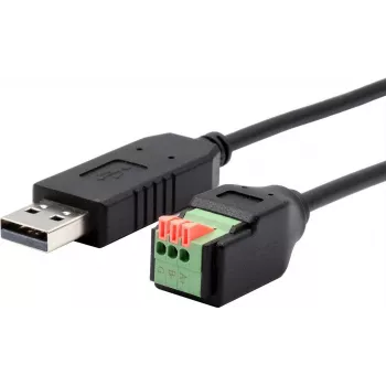 USB uz RS-485 seriālais kabelis Exsys EX-13009 1,0 m, FTDI mikroshēmojums