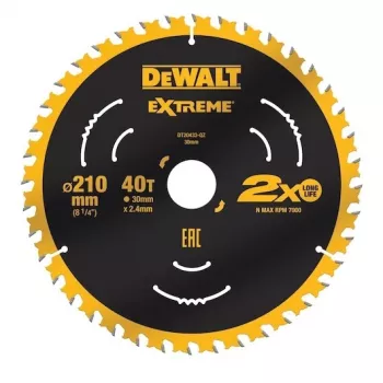Apļveida zāģa asmens DeWALT DT20433-QZ 1 gab.
