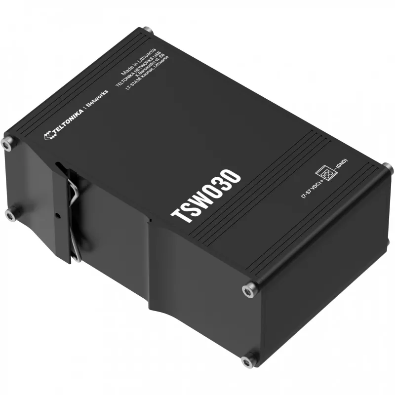 Teltonika TSW, nepārvaldīts 8 portu rūpnieciskais Ethernet slēdzis