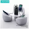 Pārnēsājams ārējais akumulators usams PB80 10000mAh 20W PD balts
